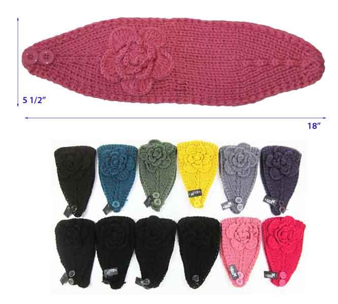 Knitted Head Bands - Ear Warmers For Women/Teenagers image