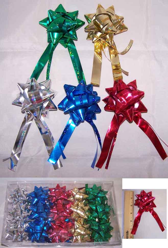 Foil Gift Wrapping Bows - 30Pc Pack image