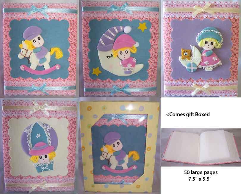 Fancy Kids Photo Albums With Appliques image