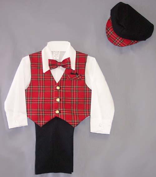 "Baby Nick" Boys 5Pc Dressy Slacks Sets - (9-24 Mos) image