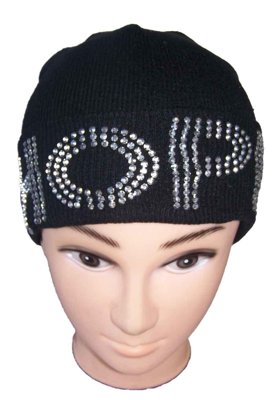 "HOPE" Rhinestones Knitted Beanies Winter Caps Hats image