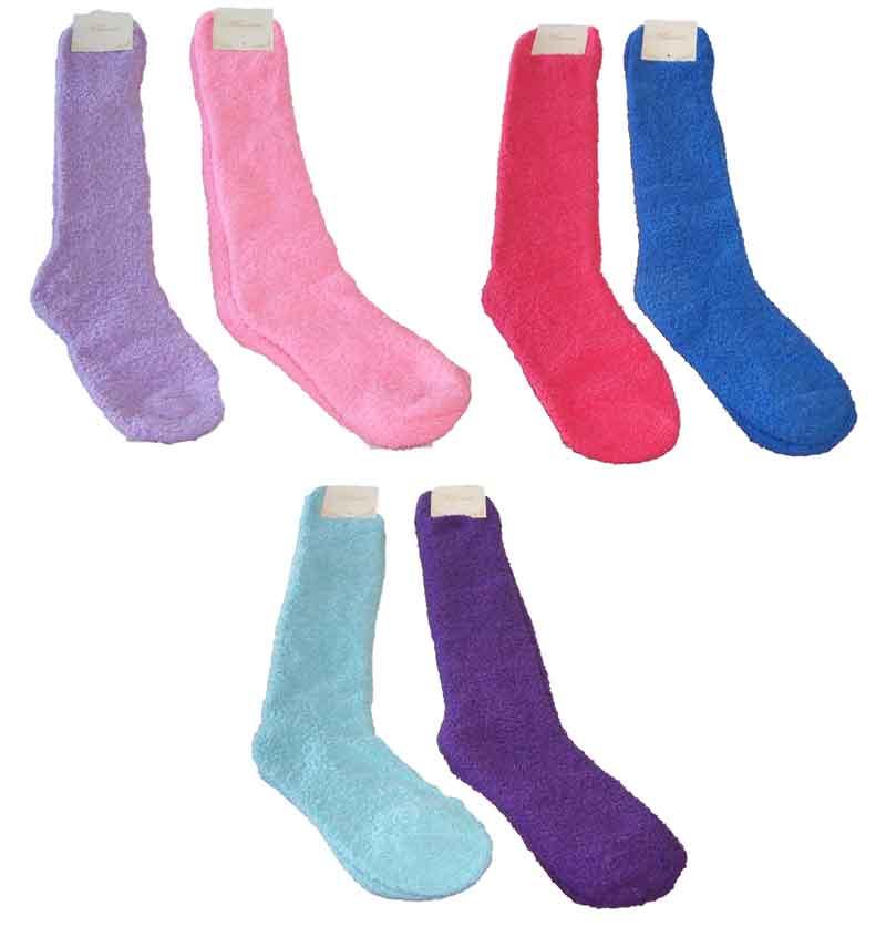 "Soft & Cosy" Teenagers/Womens Long Winter Socks- Solid Colors image