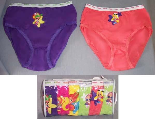 Girls Colorful Panties With Characters  Prints ( # GB236) image