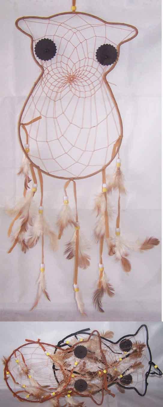 Native Pride Hand Made Dream Catchers - Owl (DL3413) image