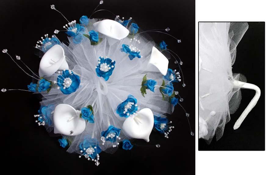 Hand-Made Bouquet - Turquoise image