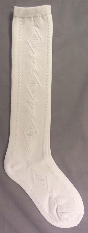 Knee-Highs  For Girls In Ribbed Designs   ( # 3102P-Ribbed) image
