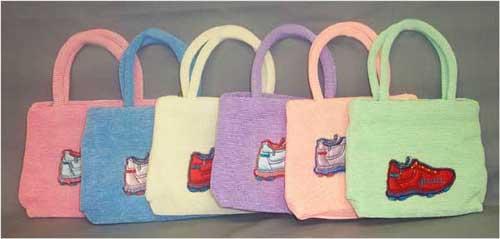 "Heidi" Girls Handbags With Sneakers Appliques image