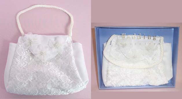 Bridal/Communion/Quincenera  Money Bags - Lace Overlay & Beads image