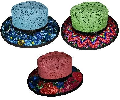 Embroidered Fedora Hats image