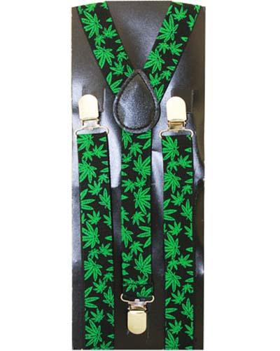 Marijuana  Suspenders For Men & Adults image