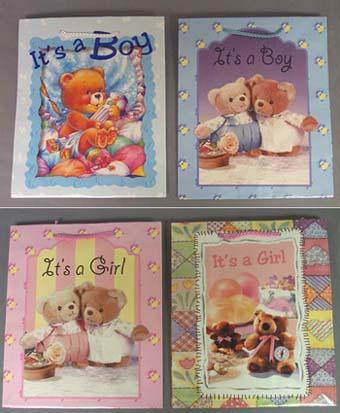 Gift Bags:  It's A Boy  *  It's A Girl  (Size: Small) image