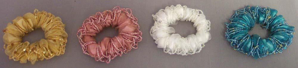 Hair Accessories -  Jewelled Ponytail Holders   ( #  SC-62028E) image