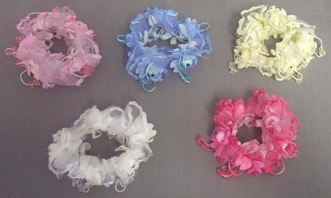 Hair Accessories -  Jewelled Ponytail Holders   ( #  SC-62013CP) image