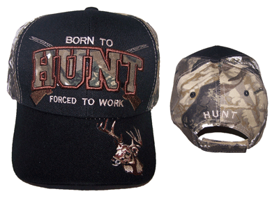 Hunting Deer Hunting Baseball Caps Born To Hunt Embroidered image