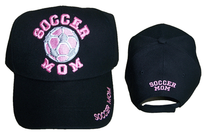 "Soccer Mom"  Embroidered Baseball Caps Hats image