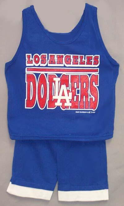 "Los Angeles Dodgers" - Boys Short Sets (Licensed) - Sizes: 2T-4T image
