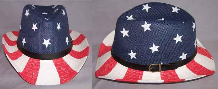 Cow Boys - Cow Girls Rodeo Western Hats Stars & Stripes image
