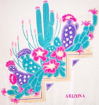 Native Pride - South Western Design T/Shirts (Cactuses) image