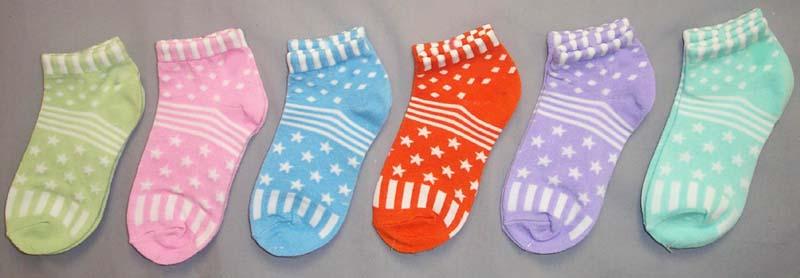 "Angelina" Girls Trainer Socks In Color ( # OR2305-FST) image