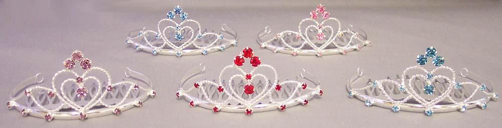 Mini Rhinestones Tiaras - In Color ( # SC181R) image