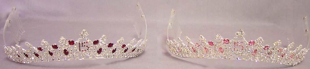 Quinceanera - Sweet 15 Rhinestones Tiara - In Color ( # 6852) image