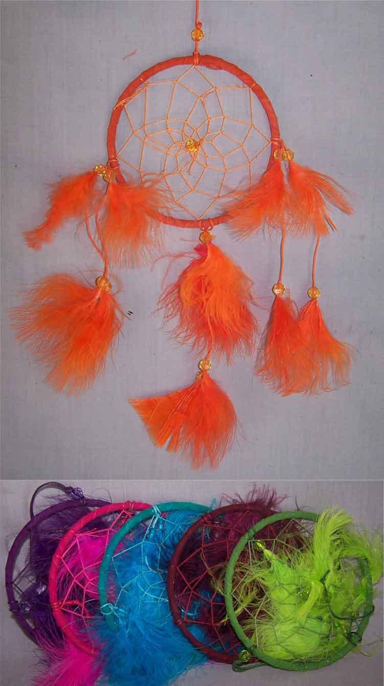 Native Pride Tribal Bright Color Dream Catchers - Diameter: image