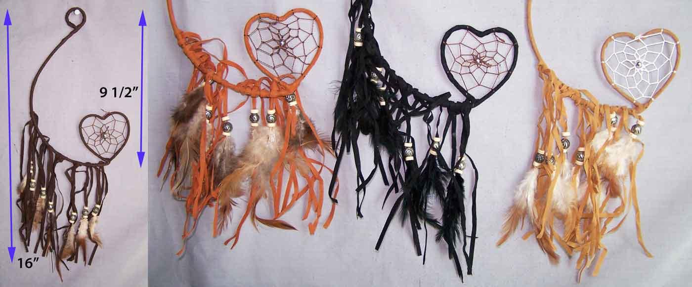 Native Pride  Dream Catchers - Hearts - Diameter: 9.25 image