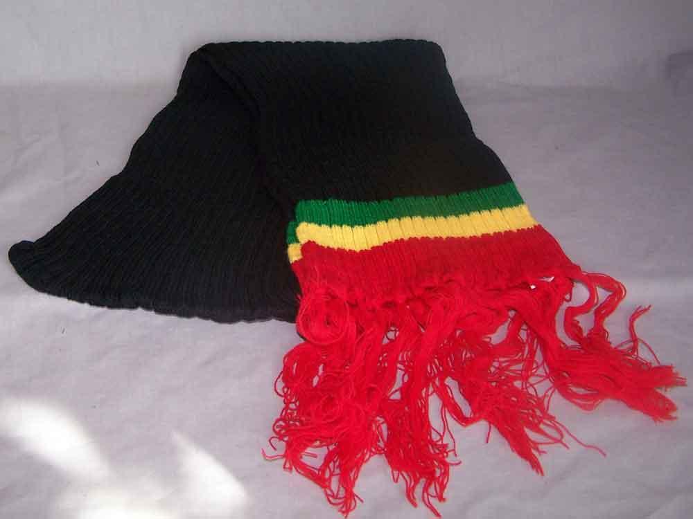 Reggae Rasta  Knitted Uni-Sex  Fall/Winter  Scarves image