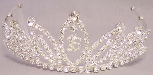 Rhinestones Tiara - Sweet 16  ( # PS391) image