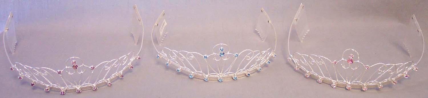 Rhinestones Tiara - In Color (# C9111/C1225) image