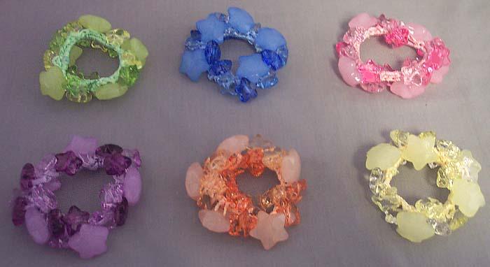 Hair Accessories -  Jewelled Ponytail Holders   ( #  YHB-0097) image