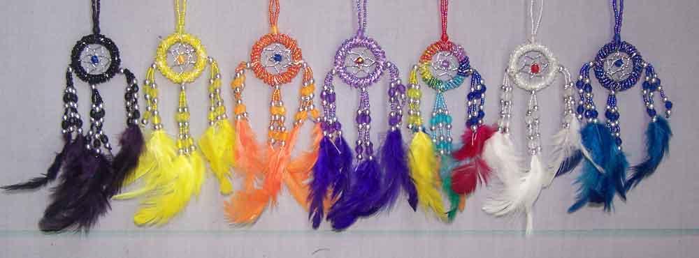 Native Pride Tribal Handmade Dream Catchers - Diameter 1.25" image