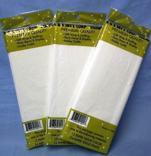 Tissue Paper  For Gift Wrapping - White Color image