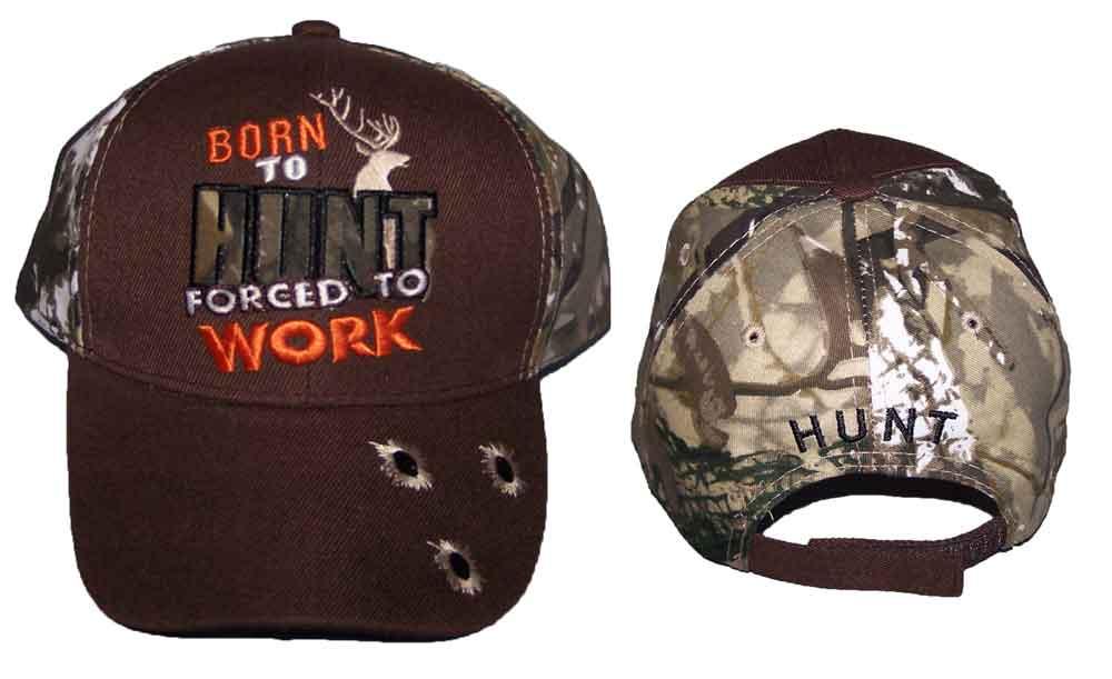 "Born to Hunt"  Hunting  Baseball Caps Hats Embroidered image