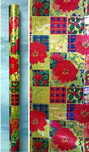 Foil Gift Wrapping Paper - Christmas image