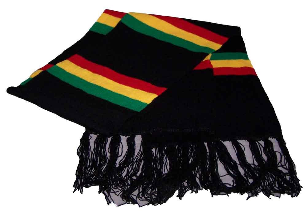 Reggae Rasta  Knitted Uni-Sex  Fall/Winter  Scarves image