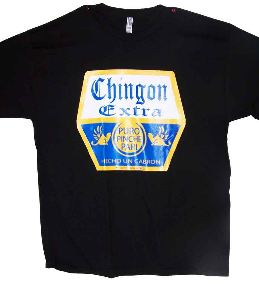 "Chingon Extra" Mexican US Screen Printed 100% Cotton T-Shirts image