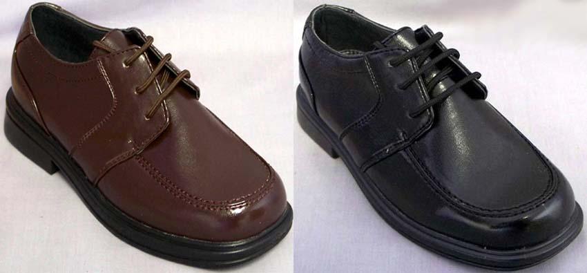 Boys Dress Shoes With Shoe Lace.  Sizes: 11-4  ( #  K12501D) image