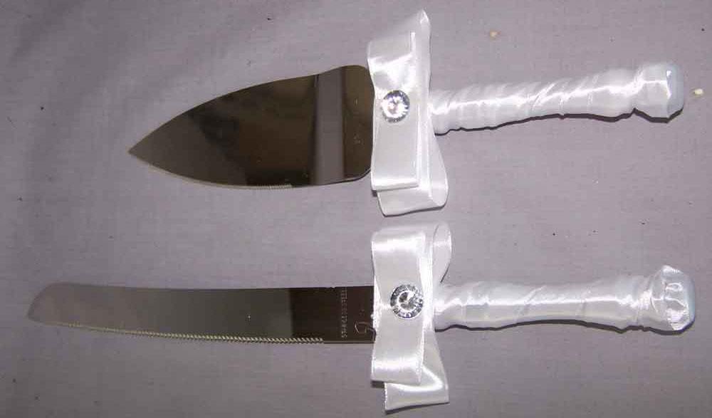 Bridal Quincenera Any Occasion 2Pc Knife & Server Sets image