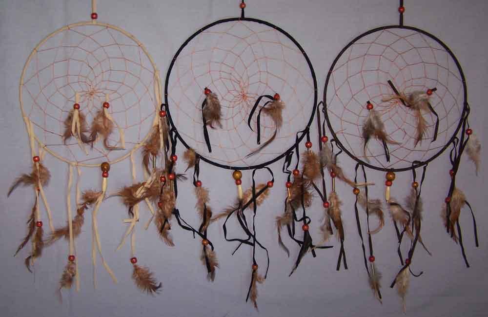 Hand Made Dream Catchers - Diameter: 8 3/4 Inches image