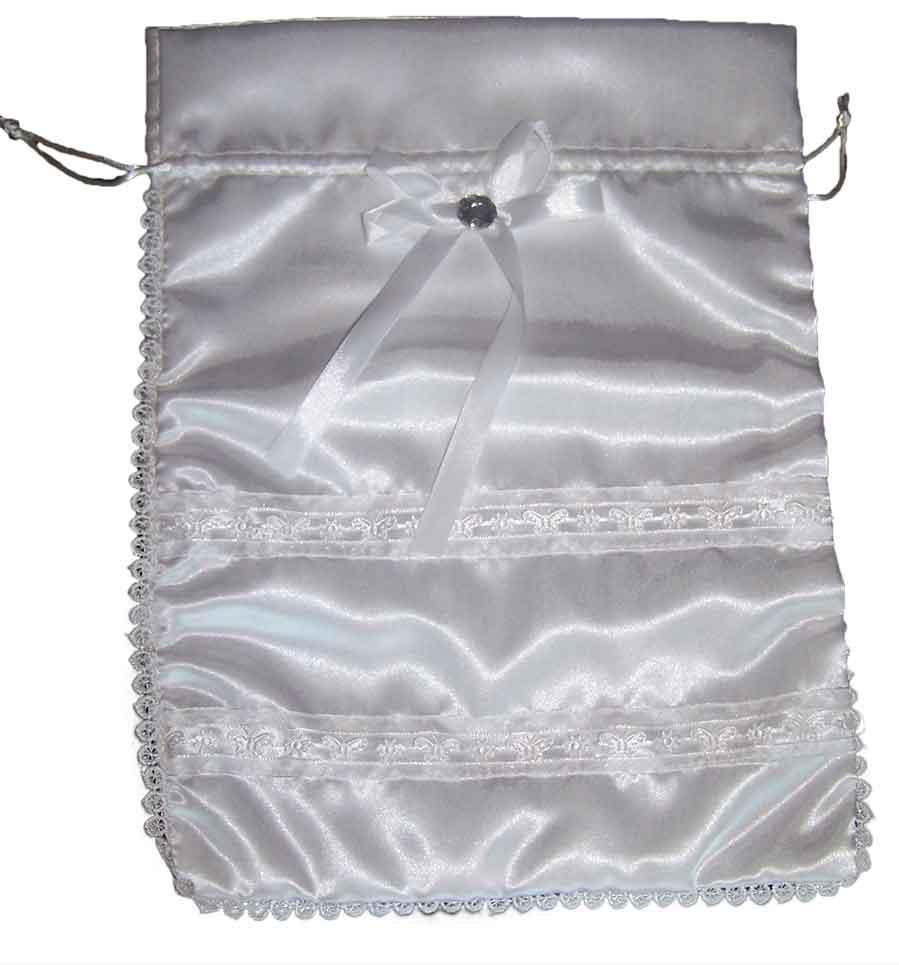 Bridal Communion Quinceanera  Money Bags - Butterflies & Lace image
