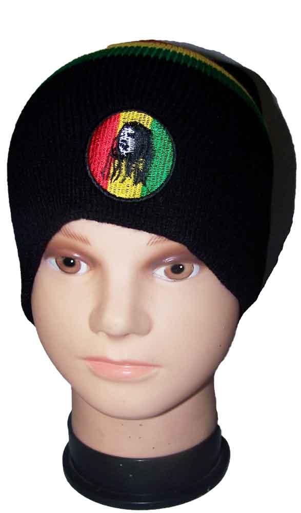 Reggae Rasta  Winter Caps - Beanies Embroidered image