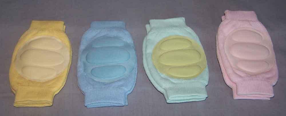 Fabric Baby Knee Pads - Solid Colors 0-12 months image