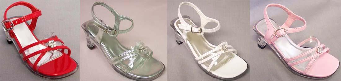 Girls Dress Shoes With Rhinestones: Toddler Pink Color Only image