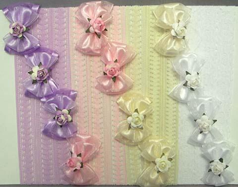 Girls Headbands - Bow With Flower image