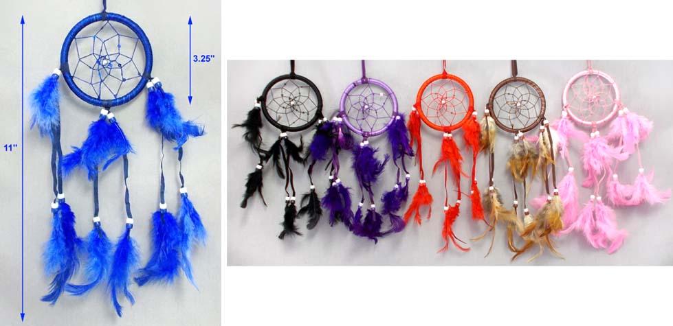 Hand Made Dream Catchers - Diameter 3"   (23404) image