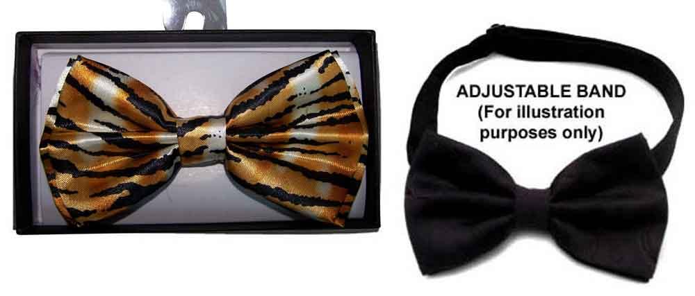 Adult Bow Ties In Tiger Prints - Style # 2 image