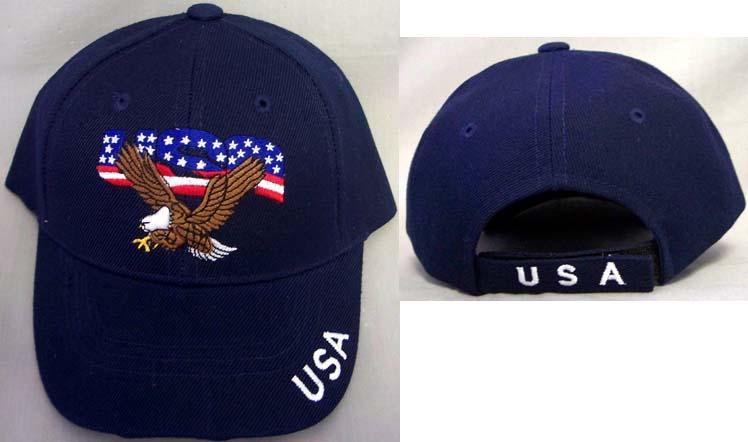 KIds/Jr Size - USA /Eagle  Kids Baseball  Caps image