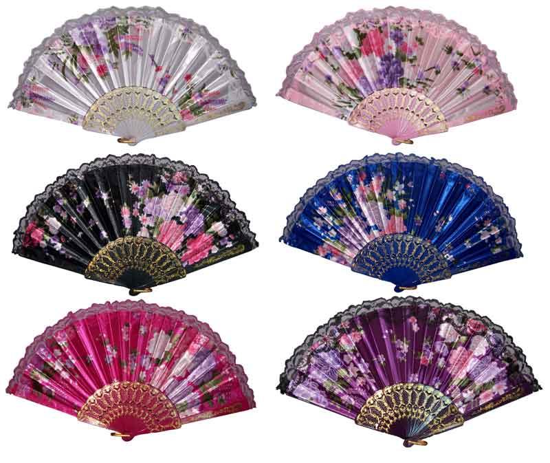 Spanish Party Dance Hand Folding Fans image