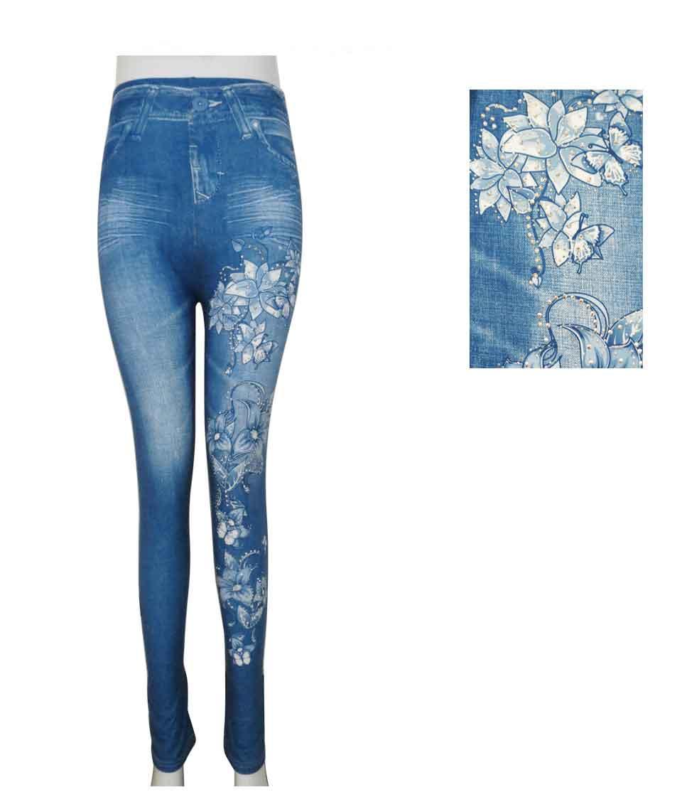 Stretch Leggings Jr's & Women's Denim Look image